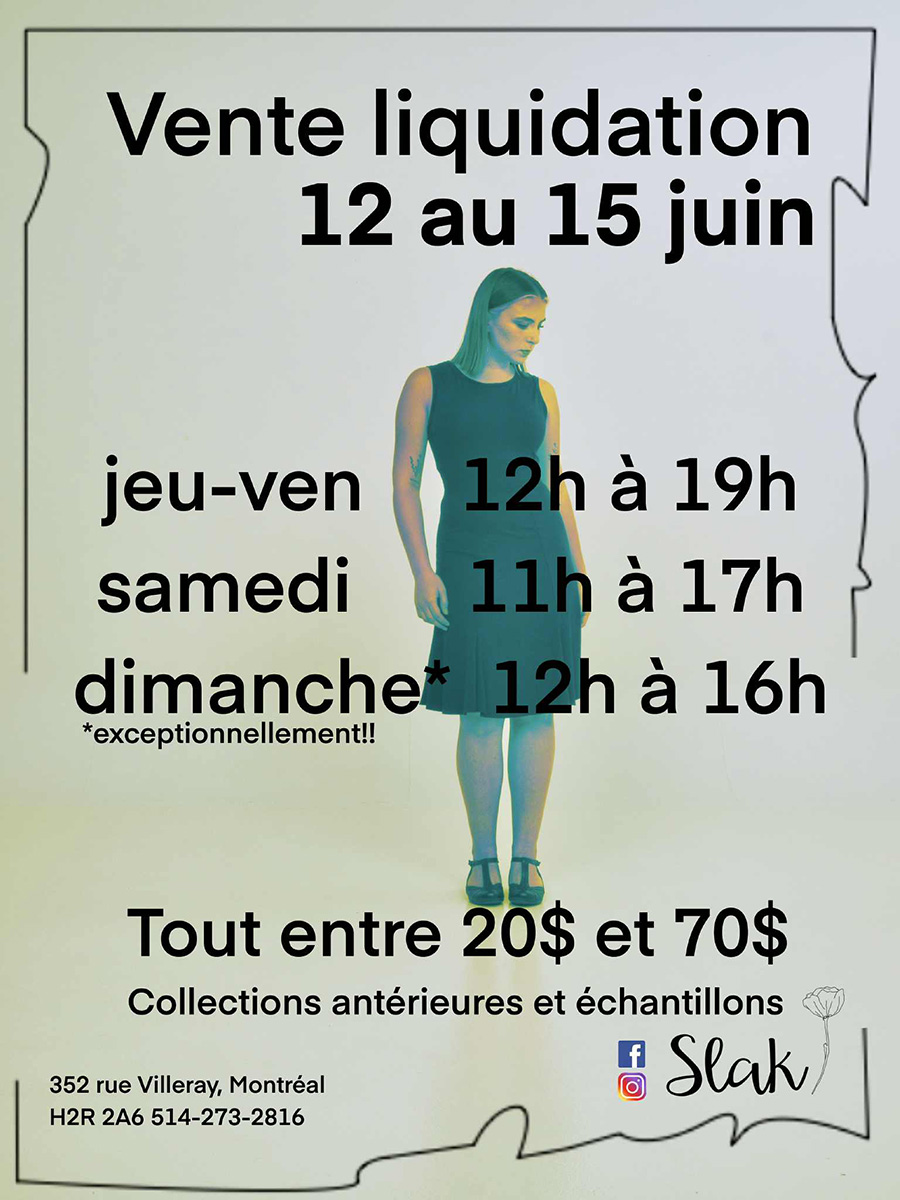 Vente liquidation 2025.